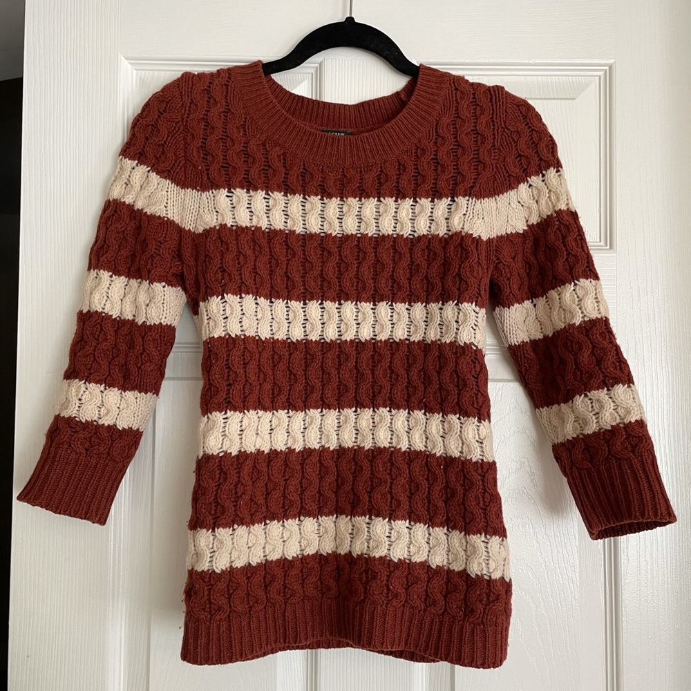 Cable knit fisherman’s sweater